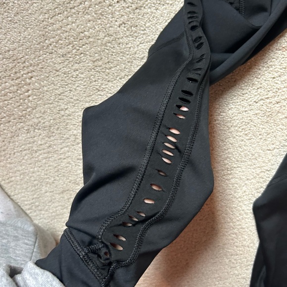 Adidas Black Prime Blue Leggings - Picture 3 of 4